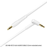 XO Cable AUX, 1 m, Elbow, NB-R272 /white/