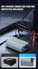 XO Car Inverter 500W, AC, gray - CZ021