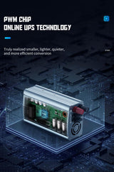 XO Car Inverter 500W, AC, gray - CZ021
