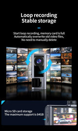Camera auto DVR XO 1080p Full HD fata si spate XJ03