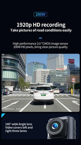 Camera auto DVR XO 1080p Full HD fata si spate XJ03
