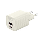 XO 220V 30W, USB-C + USB-A, white - L149