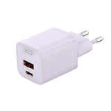 XO 220V 30W, USB-C + USB-A, white - L149