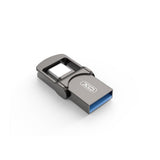 Memorie USB XO DK10 64GB, USB 3.2 + Type-C, Grafit