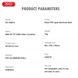 Adaptor Video XO Mini Displayport la HDMI, 4K@30Hz, GB015 – Antracit