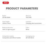 Adaptor XO Type-C la Lightning, 27W, PD, NB-R268A – Alb