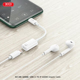 Adaptor Audio XO Type-C la Lightning, NB-R268B – Alb