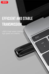 Memorie USB XO U30 128GB, USB 3.0, Negru