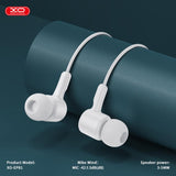 Căști cu fir XO HF EP81 cu jack Type-C, model Floarea Soarelui, decodare digitală, Albe