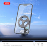 Suport magnetic auto XO C131 cu baza adeziva si inel magnetic, auriu inchis