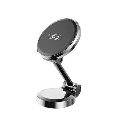 Suport magnetic auto XO C133 cu baza adeziva, rotativ, auriu inchis