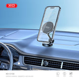 Suport magnetic auto XO C133 cu baza adeziva, rotativ, auriu inchis