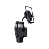 Suport auto XO C140 cu prindere in suportul de pahar, negru