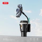 Suport auto XO C140 cu prindere in suportul de pahar, negru