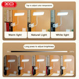 Lampa LED cu clip XO OZ 06B, 800mAh, Reîncărcabilă, Albă