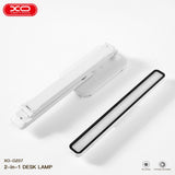 Suport cu lampă de birou 2în1 XO OZ07, 1200mAh, Alb