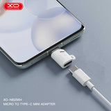 Adaptor Micro USB la USB-C XO NB256H, Alb