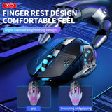 Mouse gaming XO M10, RGB, 6 butoane, 3200 DPI, Negru