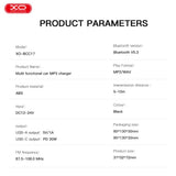 Modulator FM Xo, Mp3 Wireless 30W USB-A USB-C Bcc17 Omax 480fd2