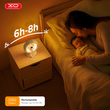Lampa de noapte LED XO OZ12 Astronaut, 3 culori, alba