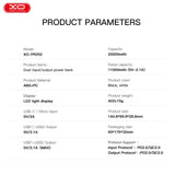 Baterie externa XO PR252, 20000mAh