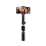Trepied selfie stick telescopic XO SS10 cu oglinda si telecomanda Bluetooth, negru