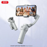 Suport Gimbal XO SS17 pentru telefon, Bluetooth, Gri