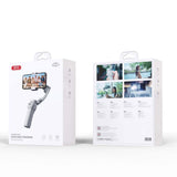 Suport Gimbal XO SS17 pentru telefon, Bluetooth, Gri