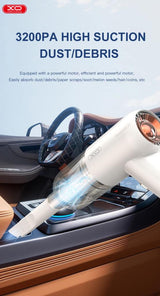 Aspirator auto XO CZ007, Alb