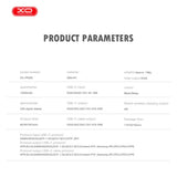 XO Baterie externa 10000mAh 20W, Wireless watch charger + built in cable : Type-C alb - PR260