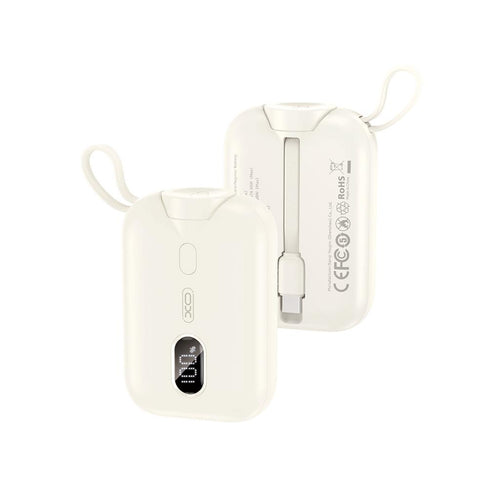 XO Baterie externa 10000mAh 20W, Wireless watch charger + built in cable : Type-C alb - PR260