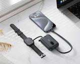XO Baterie externa 10000mAh 20W, Wireless watch charger + built in cable : Type-C alb - PR260