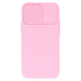 Husa OEM compatibila cu iPhone 13 Pro Max, silicon, Roz