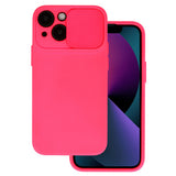 Husa OEM compatibila cu iPhone 13 Pro Max, silicon, Roz