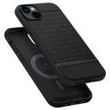 Husa Spigen compatibila cu iPhone 14 Plus, MagSafe/Magnetic, TPU, Negru