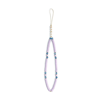 Guess Phone Strap, Heishi Beads, lila - Gustpearu