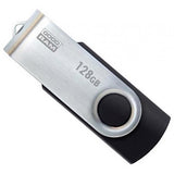 Stick USB Goodram UTS2 128GB, USB 2.0 – negru/argintiu