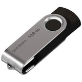 Stick USB Goodram UTS2 128GB, USB 2.0 – negru/argintiu