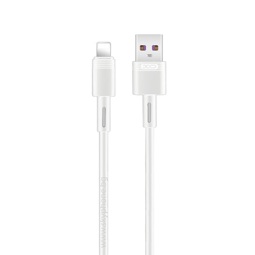 Cablu de date XO NB-Q166 USB-A - Lightning, 1 m, 5A, Alb