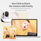 Camera de supraveghere 360° Smart Home 2MP HD RJ45 Q11X-F