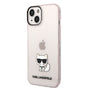 Husa Karl Lagerfeld compatibila cu iPhone 14 Plus, Transparent, policarbonat, Transparent
