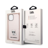 Husa Karl Lagerfeld compatibila cu iPhone 14 Plus, Transparent, policarbonat, Transparent