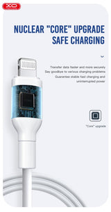Cablu de date XO Lightning la USB-A, 1.0 m
