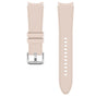 Curea silicon compatibila cu Watch 4 40mm, Watch 4 44mm, Bej