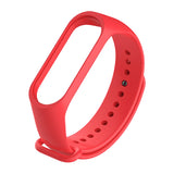 Curea silicon compatibila cu Xiaomi Mi Band 5, Xiaomi Mi Band 6, Roz