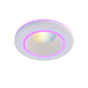 Spot LED Calex Smart Halo, 10 cm, RGB lumina calda, 6.5W, 340 lm, IP20, clasa G, Alb