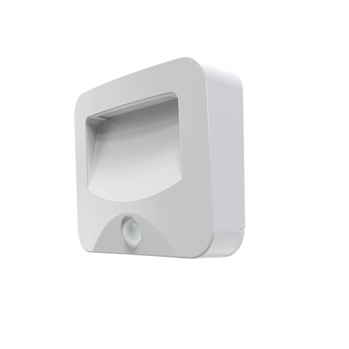 Spot LED exterior Calex Spot On cu senzor, 10 lm, IP44, negru