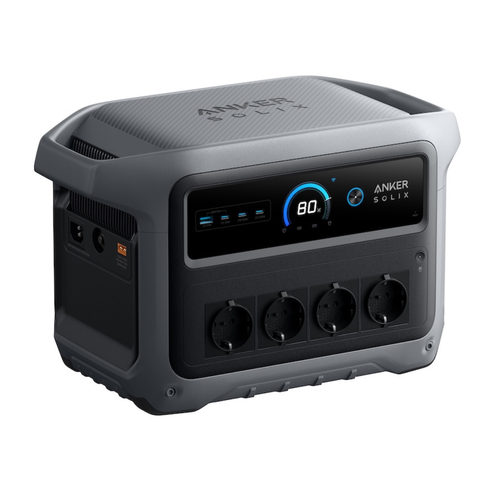 Statie de alimentare portabila Anker Solix C1000X, 1024Wh, 2000W, LiFePO4, Gri