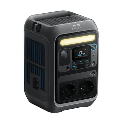 Statie de Incarcare Portabila Anker Solix C300x AC 288wh 300W 1x USB-A 3x USB-C 2x AC