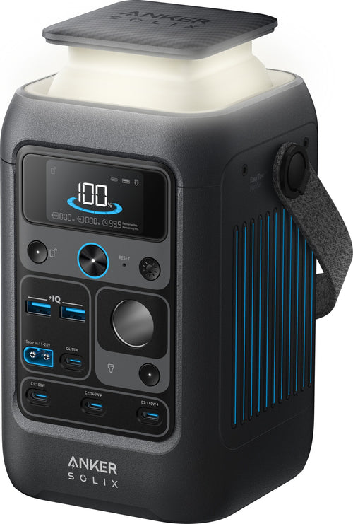 Statie de incarcare portabila Anker Solix C300X, 288Wh, 300W, Gri